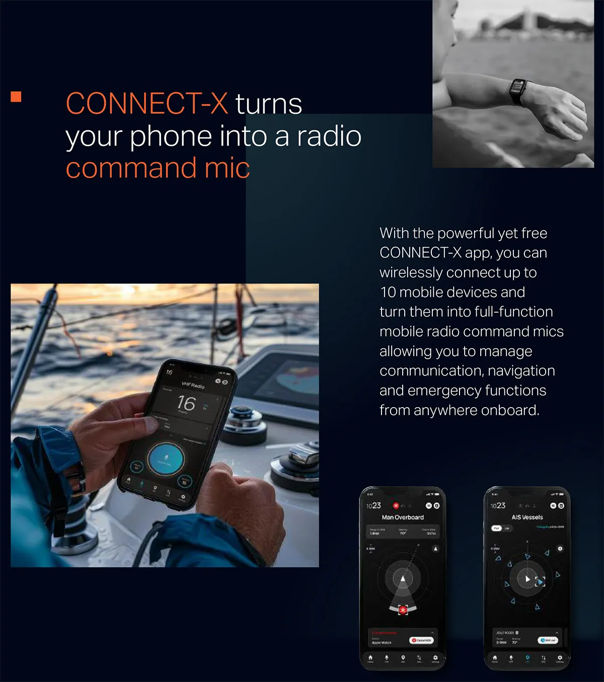 X100 and CONNECT-X Revolution: Your Entire Boat Becomes Your Radio Station
